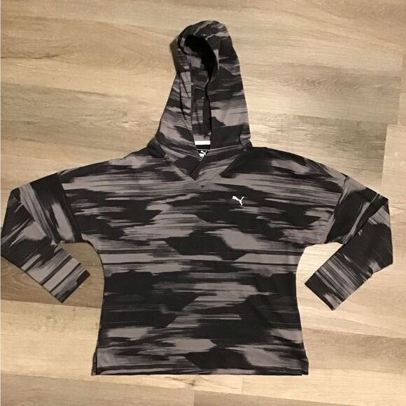 Puma Crop Hoodie Large - Picture 1 of 4